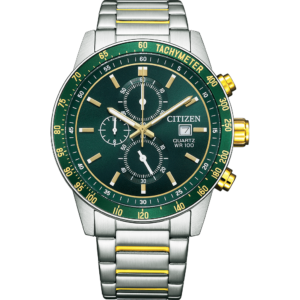 Citizen Citizen Chronograph Quartz Green Dial Men's Watch AN3689-55X