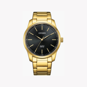 Citizen Men's Gold Watch, Black Dial | Bh5002-53e