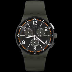 Swatch Men's Khaki and Green Watch