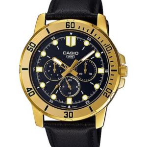 Casio Watch MTP-VD300GL-1E. Triple clasp; Stainless steel strap