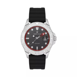 Exclusive Men Analog Watch DK.1.13816-1 Black Silicone Strap