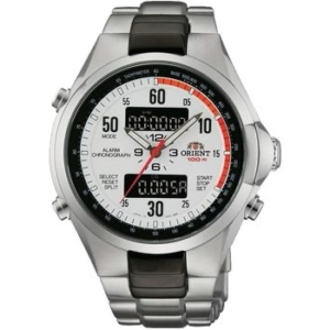 Orient CVZ02002W sporty analog-digital watch.