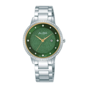 Alba Women's Quartz Watch Diamond Watch Crystal Glass Dial AH7W27X1