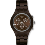 Swatch Irony Chronograph Full Blooded Smoky Brown