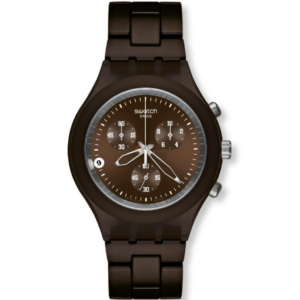 Swatch Irony Chronograph Full Blooded Smoky Brown