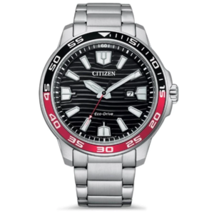 CITIZEN Men Analog Eco-Drive Casual Watch Classic Dress Black Dial Waterproof Ro