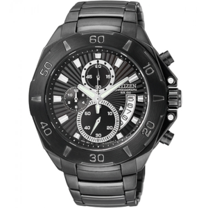 Citizen Men's Stainless Steel Chronograph Watch AN3409-53E