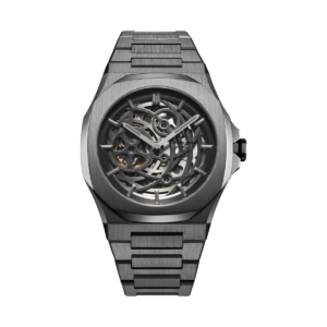 MEN'S SKELETON GUNMETAL WATCH (D1-SKBJ11)