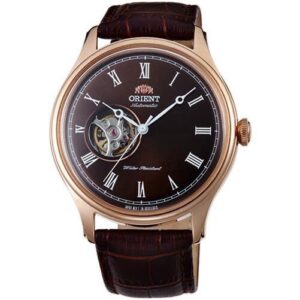 Orient Envoy Classic Automatic Watch Open Heart Brown Dial AG00001T Japan Made