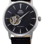 Orient AG02004B Automatic Watch Black Dial Leather Strap 41mm
