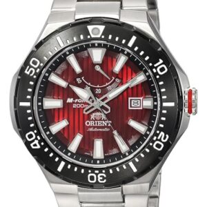 Orient Men's M-Force Delta Analog Display Japanese Automatic Silver Watch